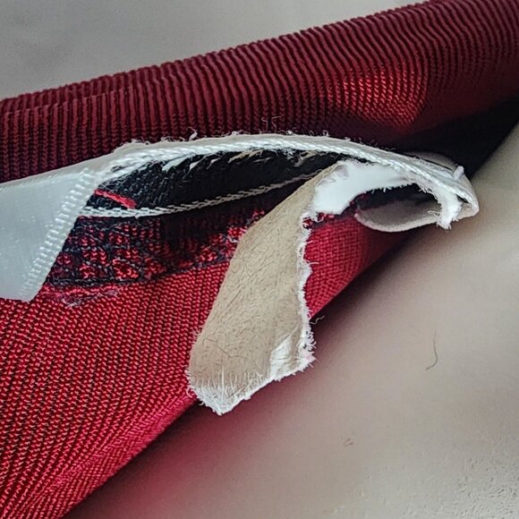 Piccalinio Woman Top Womens Plus Size 2X Red 3/4 Sleeve Layered Look Acetate - Picture 6 of 6